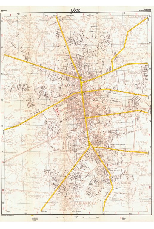 2008 - Lodz - city map 2008 - Lodz - city map
